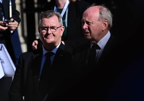 Sir Jeffrey Donaldson has united unionism, alongside Jim Allister. They have both remain faithful to their commitments and been unwavering in their position: the Acts of Union must be restored. Pic Colm Lenaghan/Pacemaker