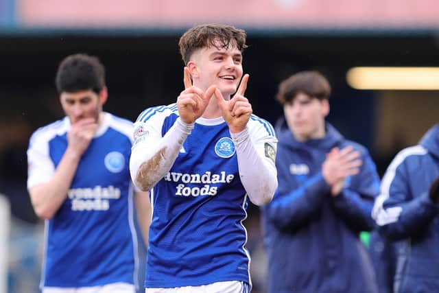 Glenavon's Paul McGovern. (Photo by Alan Weir/Pacemaker Press)