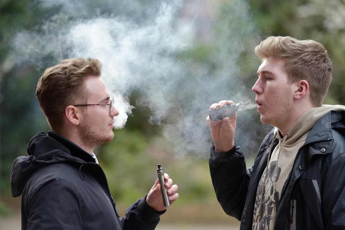 Young people who vape are twice as likely to report chronic stress compared with their peers who don't vape.