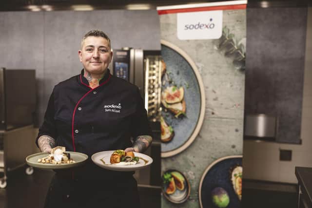 Belfast chef Sharon McConnell was the joint winner of a global annual culinary competition with sustainability at its core. The Sustainable Chef Challenge run by her employer, Sodexo, one of Ireland’s largest catering and facilities management businesses, took place in Germany