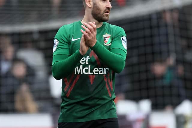 Glentoran's Niall McGinn will be hoping to help his side secure Europa Conference League progression against Gzira United of Malta in Belfast this evening. PIC: David Maginnis/Pacemaker Press