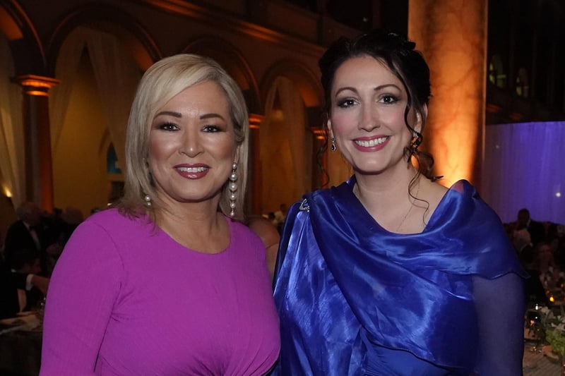 Northern Ireland First Minister Michelle O'Neill (left) and Deputy First Minister Emma Little-Pengelly