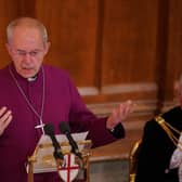 The Archbishop of Canterbury Justin Welby at the annual Lord Mayor's Banquet at the Guildhall in central London. The Archbishop will use his Christmas Day sermon to highlight the suffering of children caught up in the Israel-Hamas war.Picture: Yui Mok/PA Wire