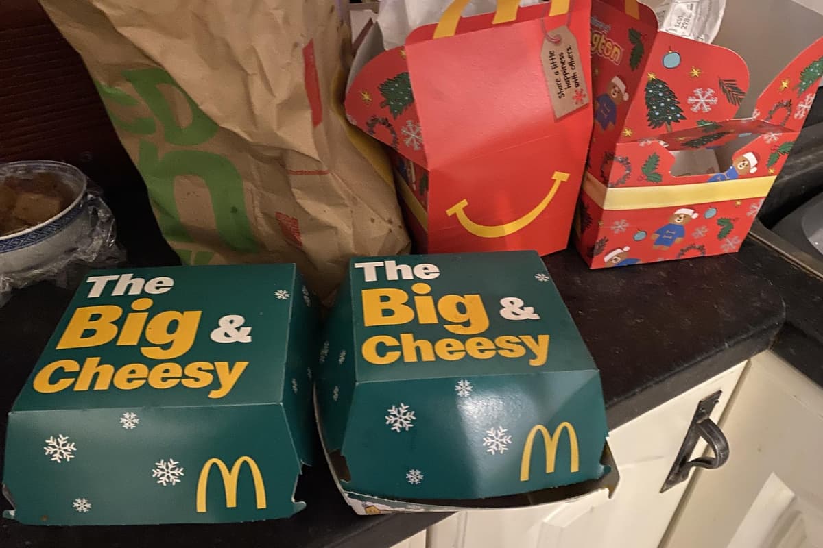 A long wait, an unexpected McDonald's feast...but they forgot the ketchup