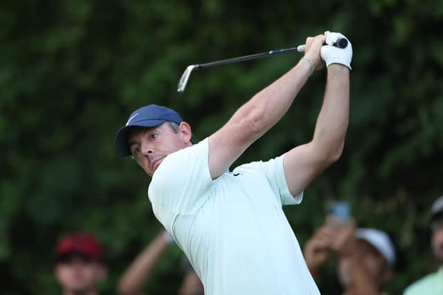 Rory McIlroy competing across the DP World India Championship at Delhi Golf Club. (Photo by Luke Walker/Getty images)