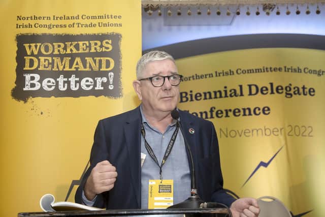 Gerry Murphy, who was announced last month by ICTU as having been appointed to succeed Owen Reidy as the leading representative for the trade union movement in Northern Ireland