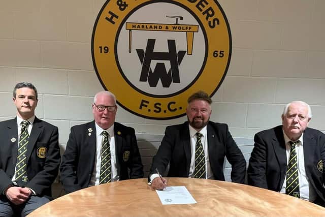 Stephen McDonnell is joining new H&W Welders manager Niall Currie at the Championship club. (Photo by H&W Welders FC)