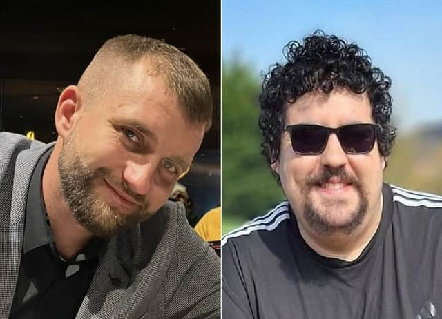 Police have named the two men who died in a collision in the Upper Ballinderry area of Lisburn at the weekend as Malek Kerbache (right) and Mateusz Prokopiuk (left) both from the Portadown area.