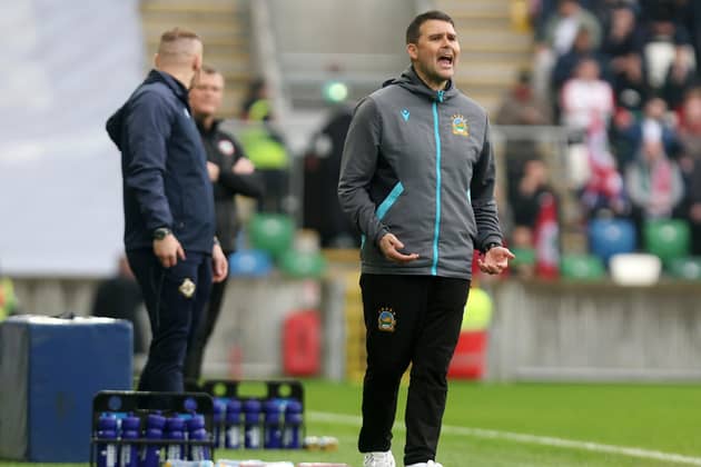 Linfield manager David Healy says Linfield will need to look at in-house solutions to keep tabs with champions Larne