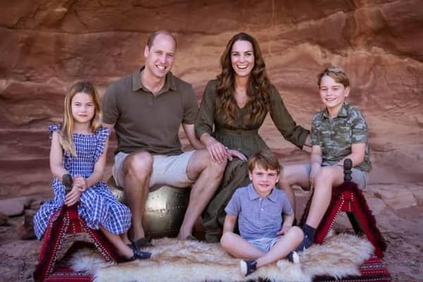 Working family: Prince and Princess of Wales, Kate and William with their children Prince George, Princess Charlotte and Prince Louis