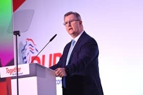 DUP Leader Sir Jeffrey Donaldson wrote a letter to the editor, criticising an editorial in the News Letter on the Northern Ireland Protocol.
Photo: Presseye/Stephen Hamilton