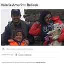 The Go Fund Me page raising money for the husband of road victim Valeria Amorim