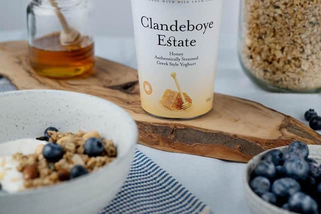 The new Clandeboye Honey Greek Style featuring an illustration on the lid from the late Lady Dufferin, a respected artist.