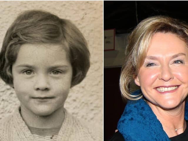 Actress Amanda Burton lobbied for her old primary school in Co Londonderry to remain open.