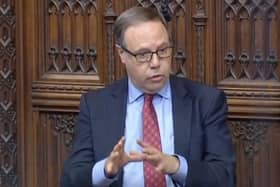 Nigel Dodds in the House of Lords. Photo: Parliament TV