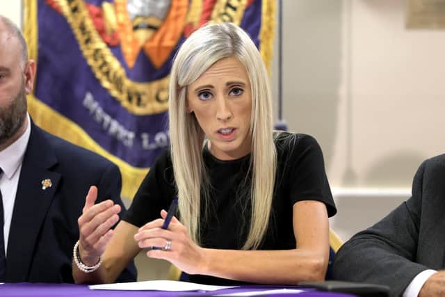 DUP MP Carla Lockhart says nationalism and republicanism "need to emotionally regulate" over Drumcree. Pic: Liam McBurney/PA Wire