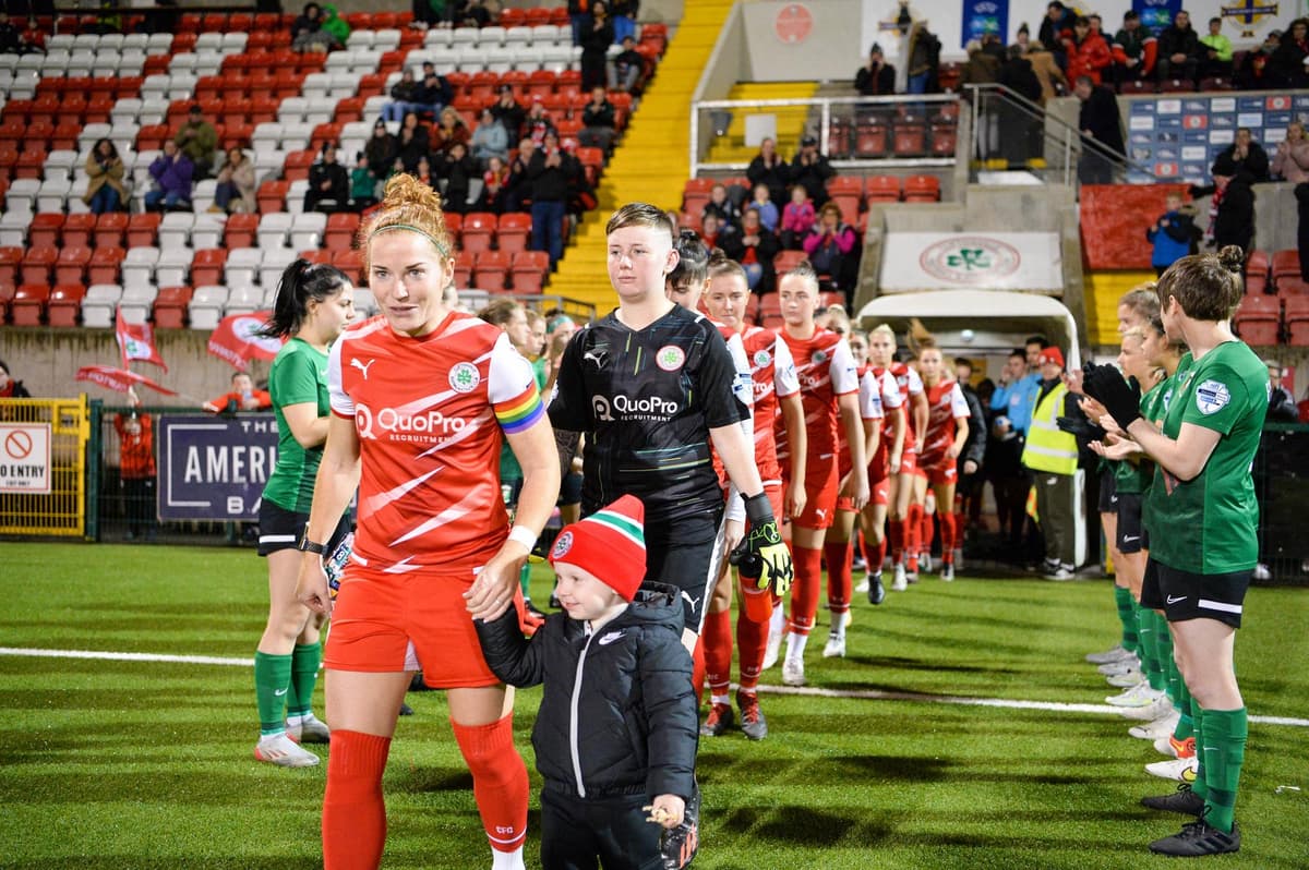 Cliftonville Ladies become first women's team from Northern Ireland to register professional contracts