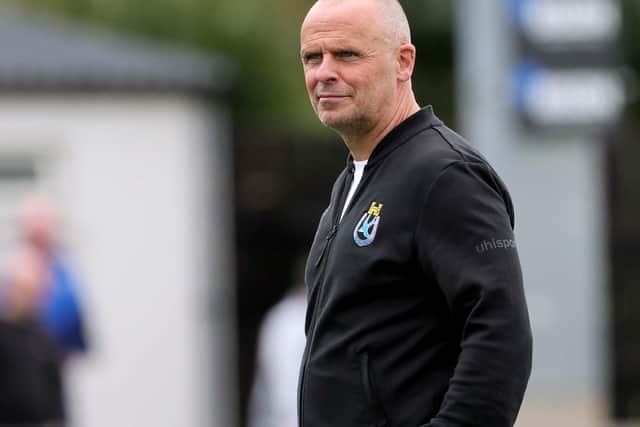 Dungannon Swifts manager Rodney McAree. (Photo by David Maginnis/Pacemaker Press)