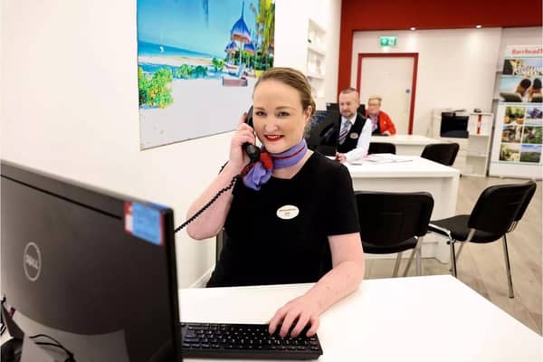 Barrhead Travel Belfast closes 2023 as its “best ever” trading year as demand for travel continues to soar. Year to date bookings for the group are up by 26%, compared with 2019 sales which, before 2023, was the company’s best trading year. Pictured is Kelly Hutchinson, manager at Barrhead Travel Belfast