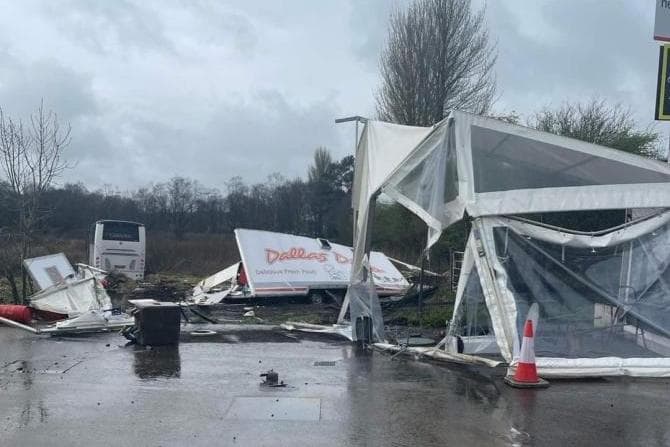 Kitchen Bus Crash Video: Owner shocked after his food trailer is ‘totally destroyed’ in ...