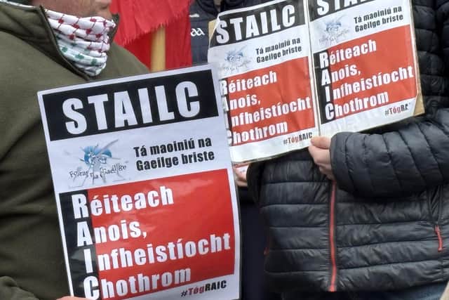 Through the Irish language, sport and music people are being conditioned and prepared for change
