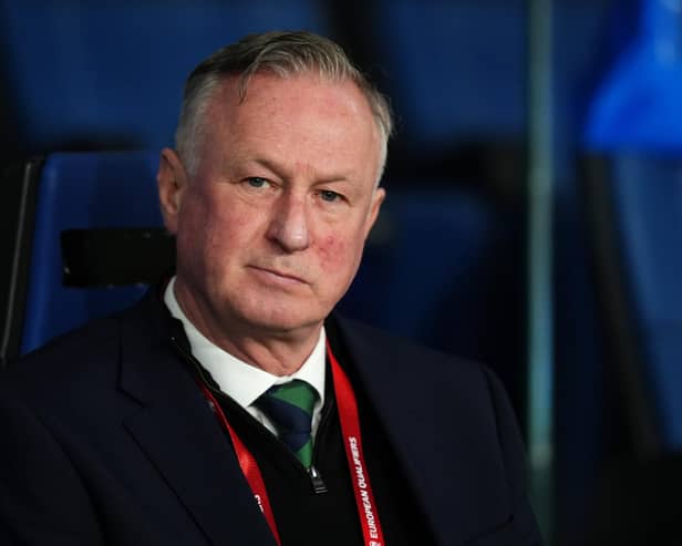Northern Ireland manager Michael O'Neill. (Photo by Mike Egerton/PA Wire)
