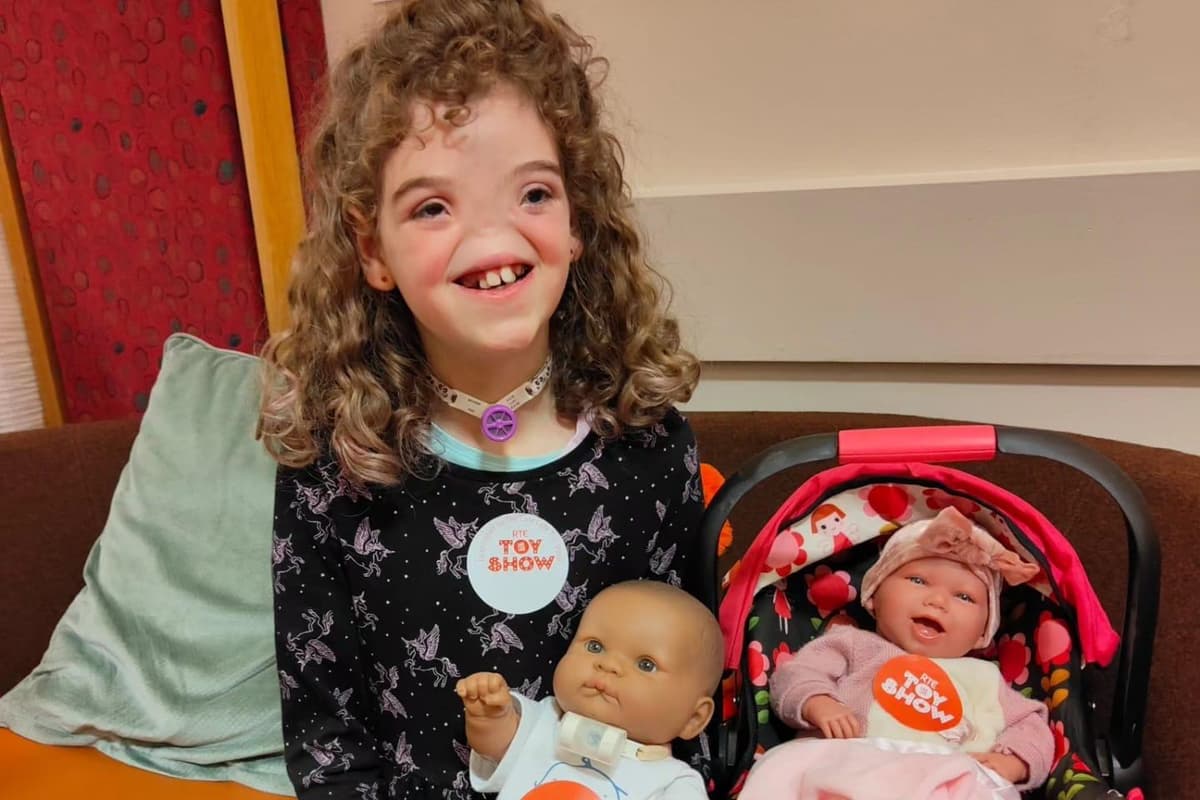 Tessa, who was born without a nose and has visual impairments,  set to appear on the Late Late Toy Show