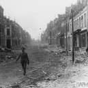 St Quentin, France, towards the end of WWI. Image: Imperial War Museum