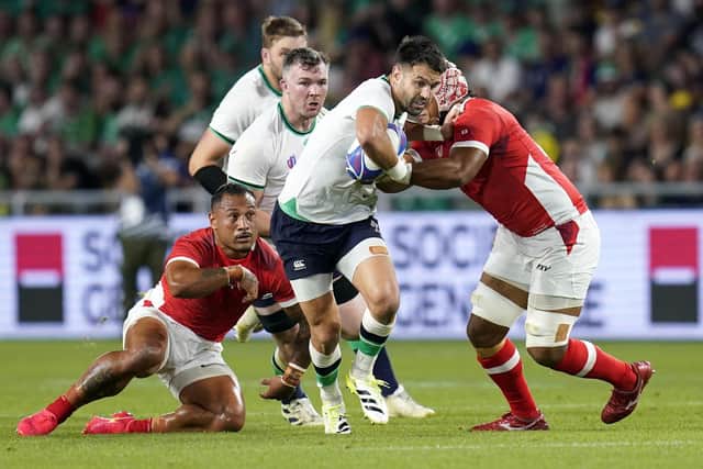 Ireland's Conor Murray breaks away during the Rugby World Cup. (Photo by Andrew Matthews/PA Wire)