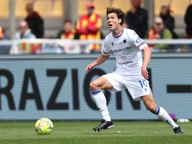 New Rangers signing Sam Lammers in action for Sampdoria in April