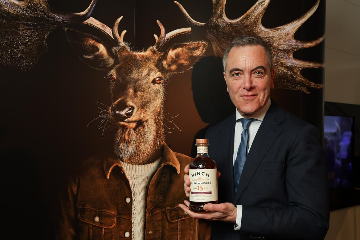 James Nesbitt: 'Each dram is full of character making it a real gift from Hinch Distillery'