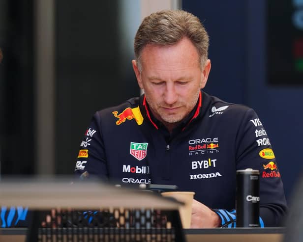 Red Bull Racing team principal Christian Horner ahead of Practice 3 at the Bahrain International Circuit, Sakhir, where the opening round of the World Championship takes place this weekend