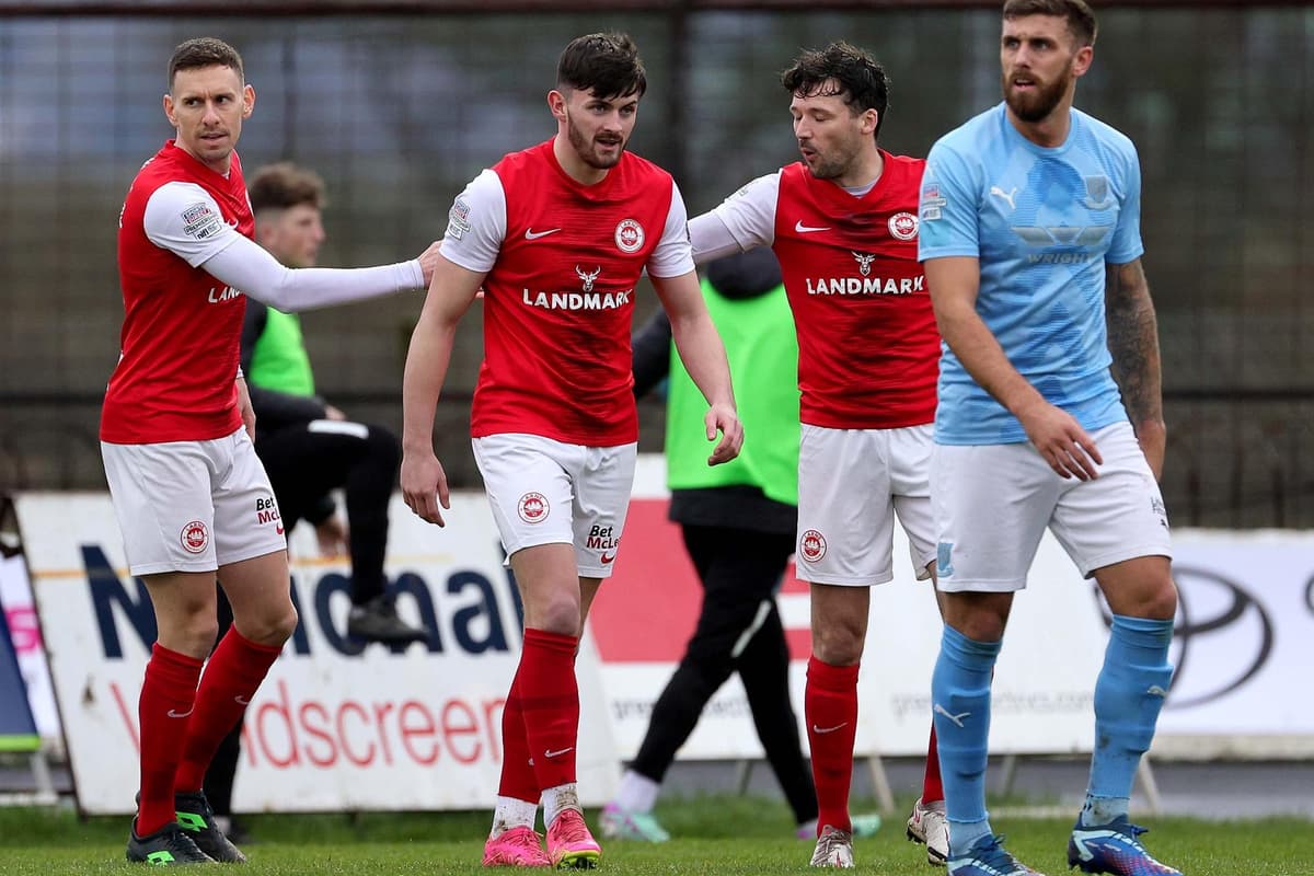 Lee Bonis&#8217; early header enough for Larne to edge out Ballymena United at The Showgrounds