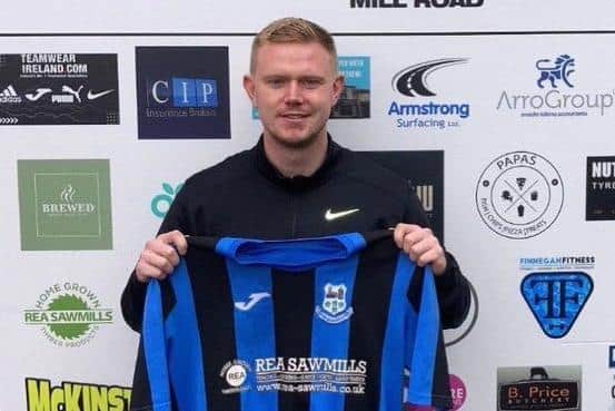 Andy Mooney has rejoined Crumlin United from Glenavon. PIC: Crumlin United FC