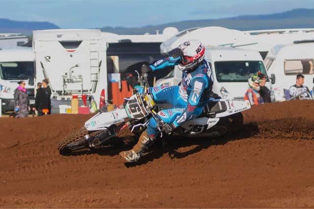 Londonderry rider Joshua McCorkell was the overall winner of the Adult ‘B’ class at the first round of the Scottish Championship. Picture: Katie Cultra