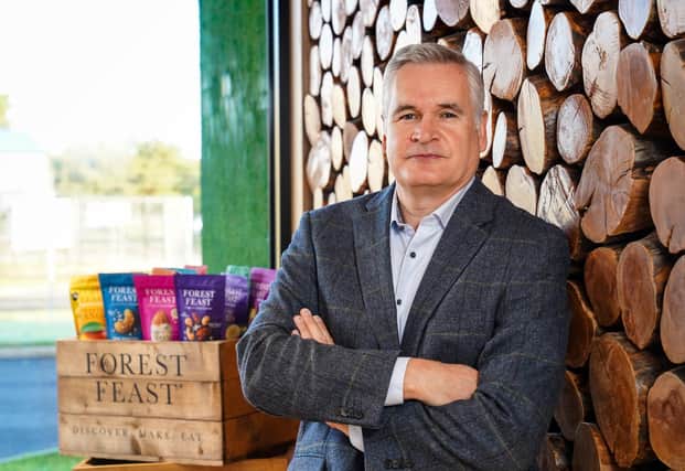 Michael Hall, managing director of Kestrel Foods in Craigavon. The family company has won prestigious Academy of Chocolate Awards for its original Forest Feast snack foods