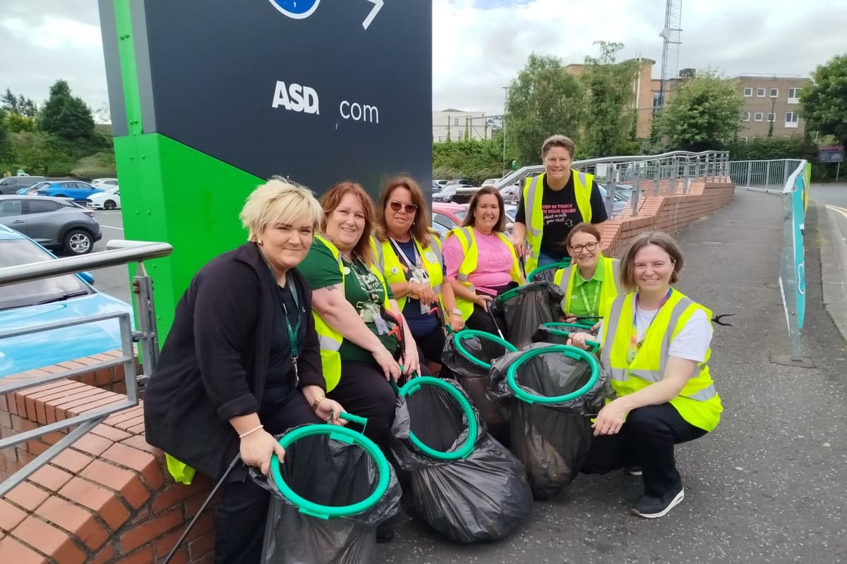 Asda Spring Clean Asda colleagues and customers team up for Bangor community clean up