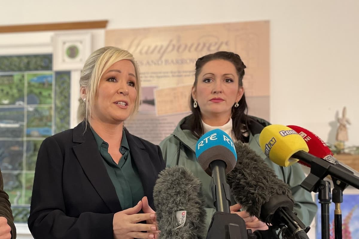 Michelle O&#8217;Neill and Emma Little-Pengelly emphasise the stability of Stormont after the downfall of Jeffrey Donaldson