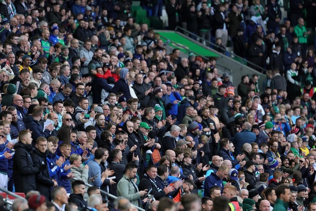Northern Ireland fans were out in their numbers on Saturday afternoon