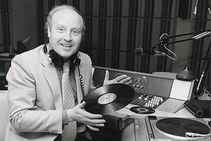 John Bennett during his early days at BBC Radio Ulster