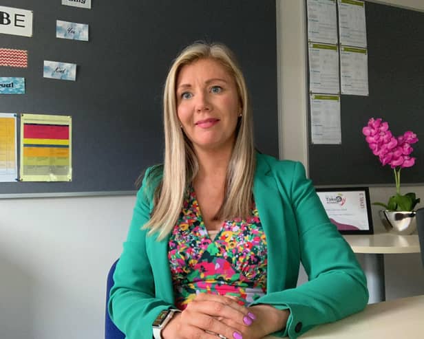 The new principal of one of Northern Ireland’s top grammar schools has spoke of her honour and excitement at joining the ‘Dalriada family’. Vice principal of Antrim Grammar school, Mrs Louise Aitcheson from Cloughmills, will take up the post at Dalriada School from September 1