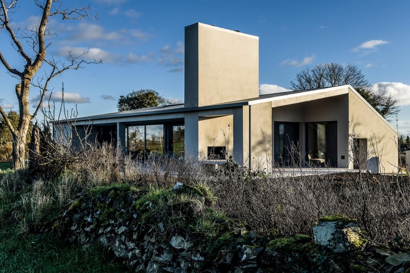 House on Redbrae Farm, Ballynahinch – One-off house built on rural farmstead by McGonigle McGrath Architects. Credit: Aidan McGrath