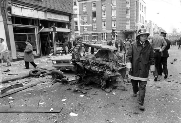 On May 17 1974, three no-warning bombs went off across Dublin city centre and one in Monaghan town