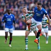 Rangers' Ryan Jack (right) during the recent Old Firm derby with Celtic at Ibrox