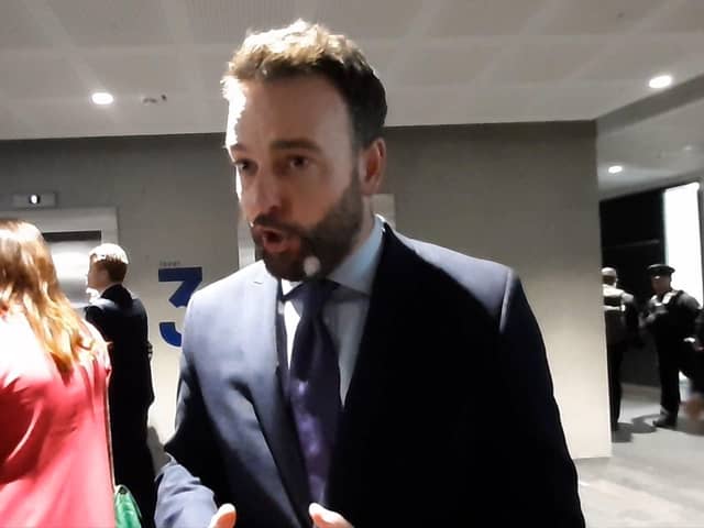 Colum Eastwood said Israel’s actions in Gaza are ‘a clear act of genocide’