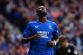 Rangers' Abdallah Sima of Rangers has picked up a thigh injury