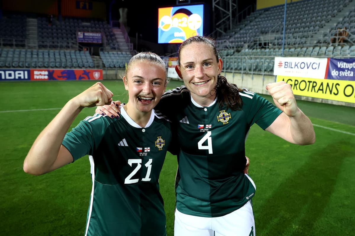 Northern Ireland Women grab goals over Czechia either side of the break