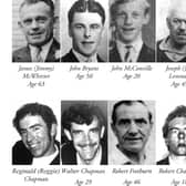 The ten men murdered by the IRA at Kingsmills in 1976. TUV leader Jim Allister said the IRA song was especially insensitive in light of the recent findings of the Kingsmills Massacre inquest. Montage from Border Cleansing by Maurice Wylie.