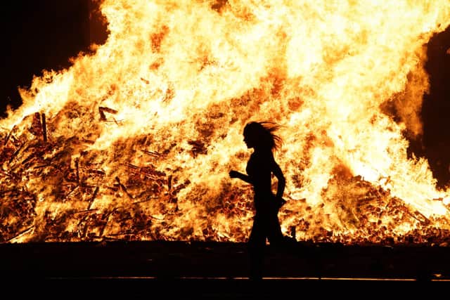 Corcrain Rbp Corcrain bonfire in Portadown hailed a success and 'an example of how ...
