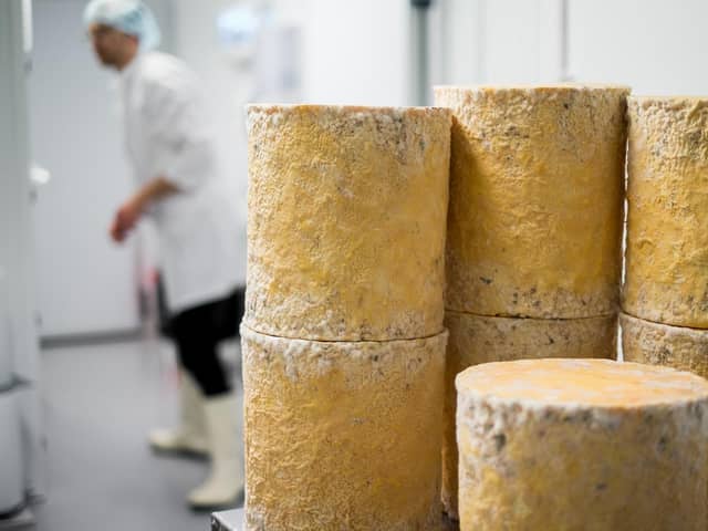 The multi-award winning Young Buck Blue Cheese is a popular choice for cheeseboards